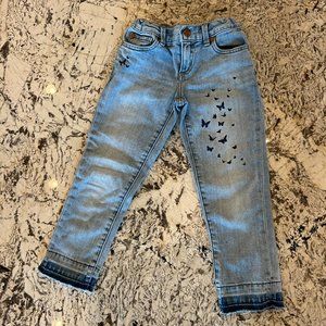 Girls Peek Dungaree Jeans I Size 7